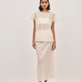 Chelsea Beaded Top - Ivory