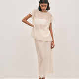 Saasha Beaded Skirt - Ivory