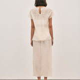 Saasha Beaded Skirt - Ivory