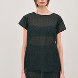 Chelsea Beaded Top - Noir