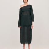 Eloise Beaded Mini - Noir