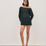 Eloise Beaded Mini - Noir