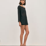 Eloise Beaded Mini - Noir