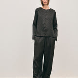 Pearl Blouse - Noir Jacquard