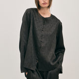 Pearl Blouse - Noir Jacquard