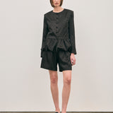 Fleur Jacket - Noir Jacquard