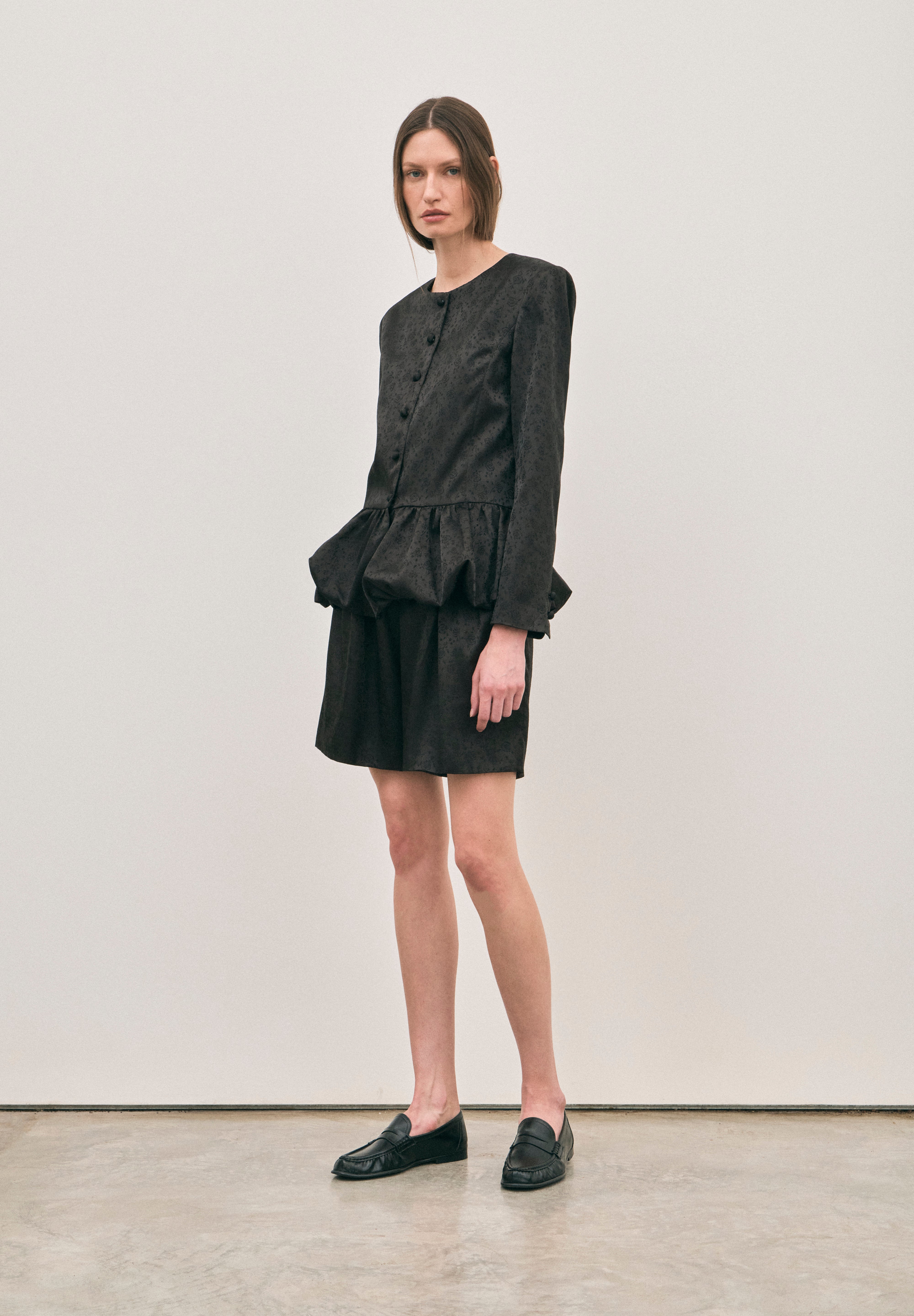 Marco Shorts - Noir Jacquard