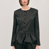Fleur Jacket - Noir Jacquard