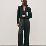 Lola Pants - Noir Jacquard