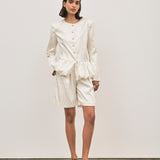 Marco Shorts - Ivory Jacquard