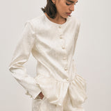 Fleur Jacket - Ivory Jacquard