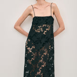 Camilla Dress - Noir Crochet Lace