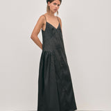 Elodie Dress - Noir Jacquard