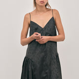 Elodie Dress - Noir Jacquard