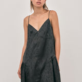 Elodie Dress - Noir Jacquard