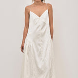 Elodie Dress - Ivory Jacquard