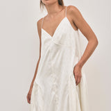 Elodie Dress - Ivory Jacquard