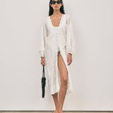 Rowan Robe - Ivory
