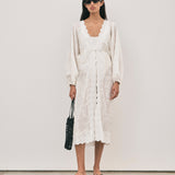 Rowan Robe - Ivory