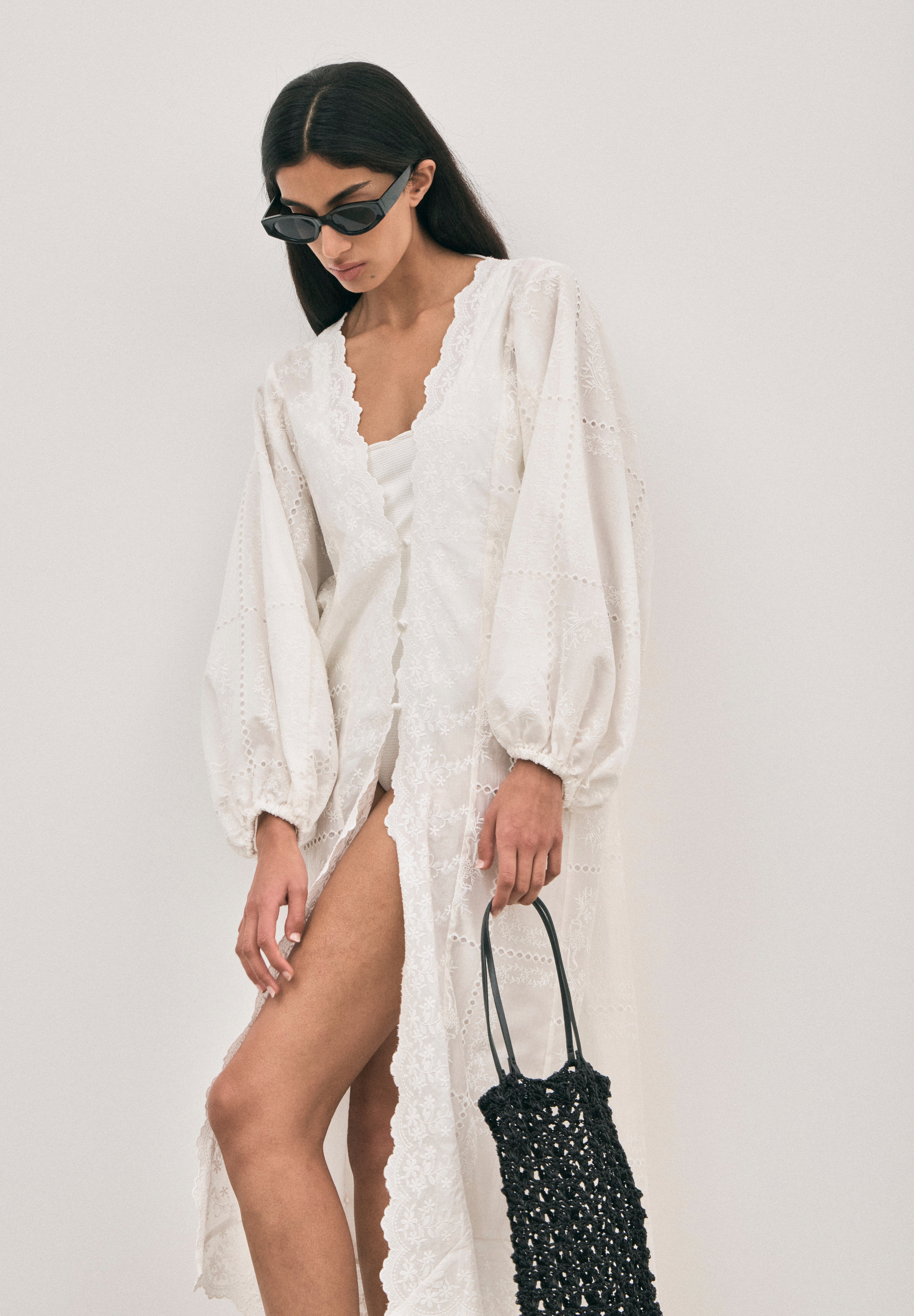 Rowan Robe - Ivory