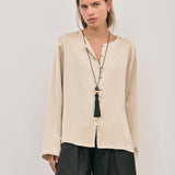 Pearl Blouse - Crème