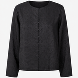 Pearl Blouse - Noir Jacquard