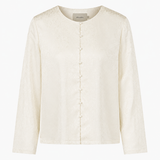 Pearl Blouse - Ivory Jacquard
