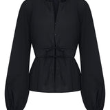Poppy Blouse - Noir