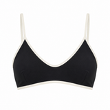 Scoop Neck Swim Top - Noir
