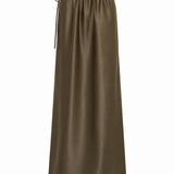 Lucia Tie Up Skirt - Tobacco