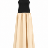 Marlo Dress - Noir/Tan