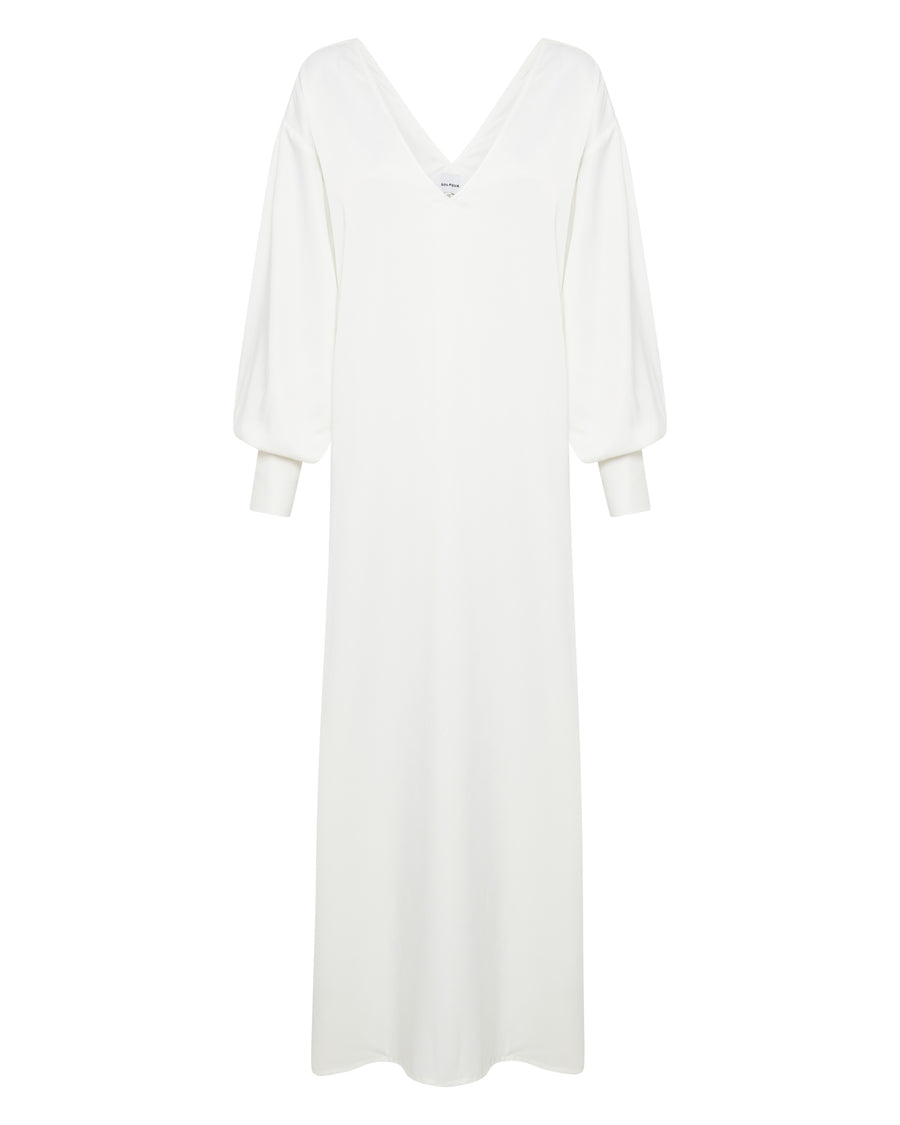 LONG SLEEVE DRESS | IVORY