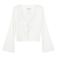 TIE UP BLOUSE - IVORY
