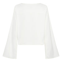 TIE UP BLOUSE - IVORY